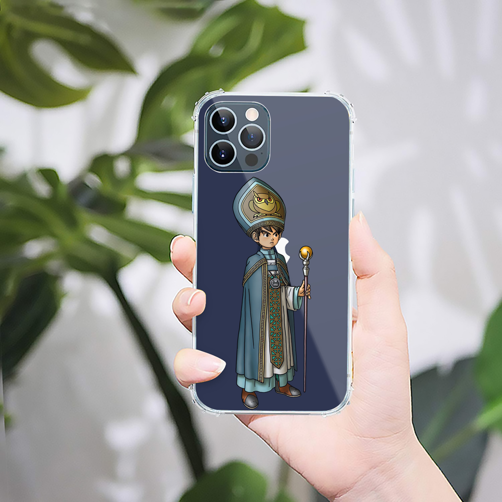 （画像用） ドラゴンクエスト Doragon Kuesuto Dragon Quest 【iPhone 12シリーズ対応】透明スマホケース（クリアソフトケース）